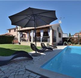 3 bedroom villa with pool near Poreč, sleeps 6